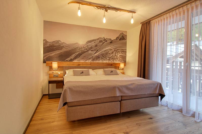 Appartement de vacances Matterhorngruss - chambre double 4. étage